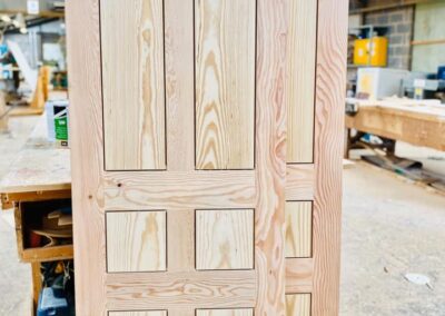 Douglas fir doors with Yellow Pine panels